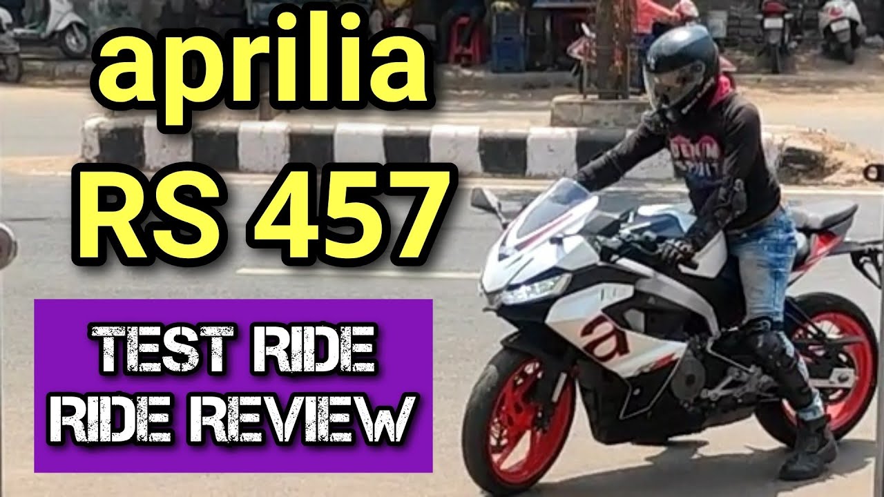 Aprilia RS 457 Test Ride & Road Review !! 😎 - YouTube