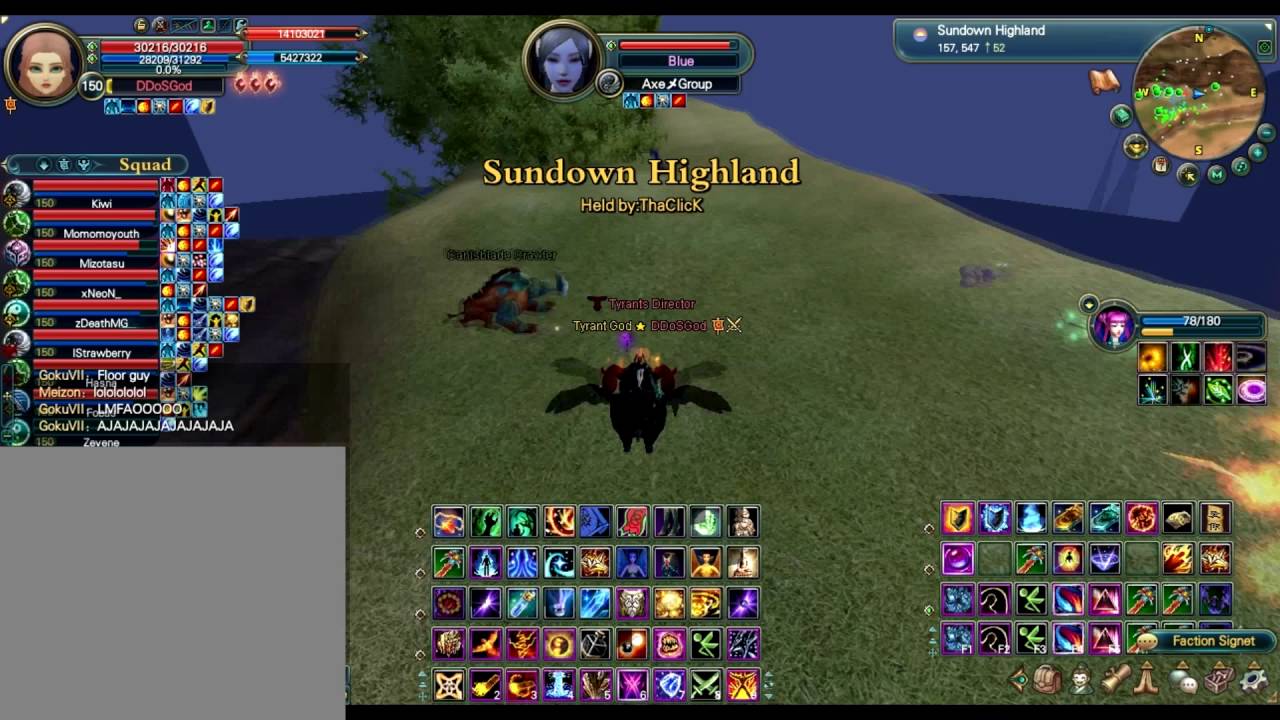 Tyrants vs 4 garbage factions Epic Perfect world Mass pk