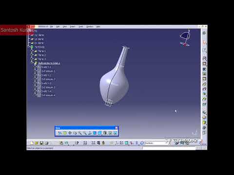 CATIA v5 | DASSAULT SYSTEMES | Walkthrough Part - 54 | MULTIPLE MULTI SECTION SOLID