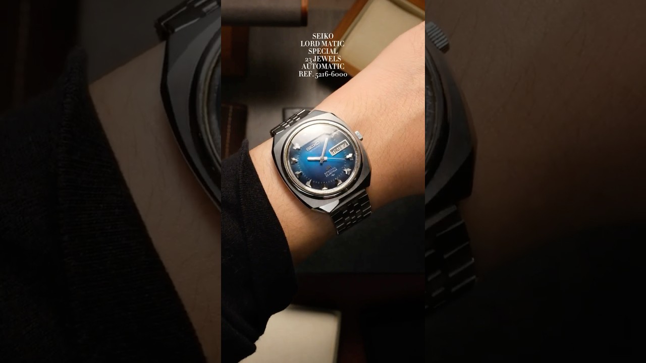SEIKO LORD MATIC LM SPECIAL 23 JEWELS AUTOMATIC REF. 5216-6000 