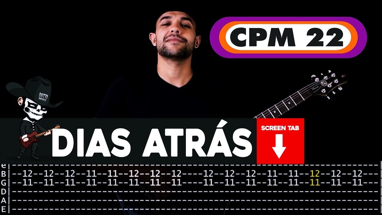 【CPM 22】[ Dias Atrás ] cover by Masuka | LESSON | GUITAR TAB