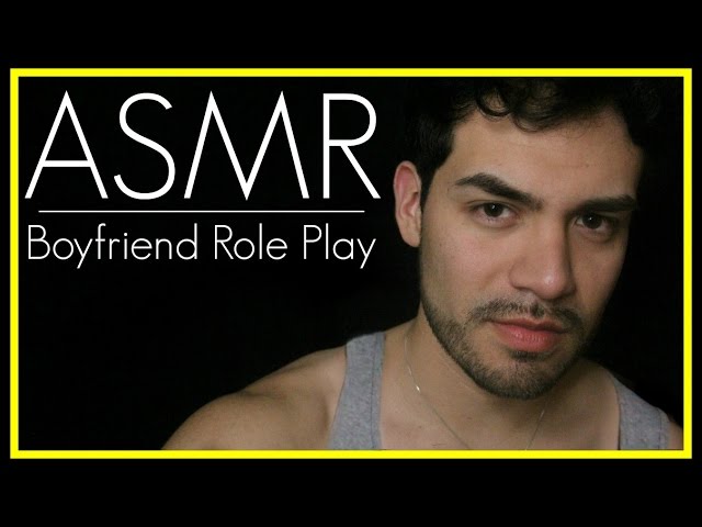 ASMR - Boyfriend Role Play for Sleep (Male Whisper, Kissing, Close Up) class=