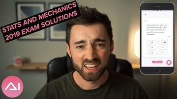 Edexcel A-level Maths June 2019 Paper 3 Statistics and Mechanics (New Spec Exam Walkthrough)