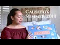 Causebox Summer 2019 Subscription Box Unboxing