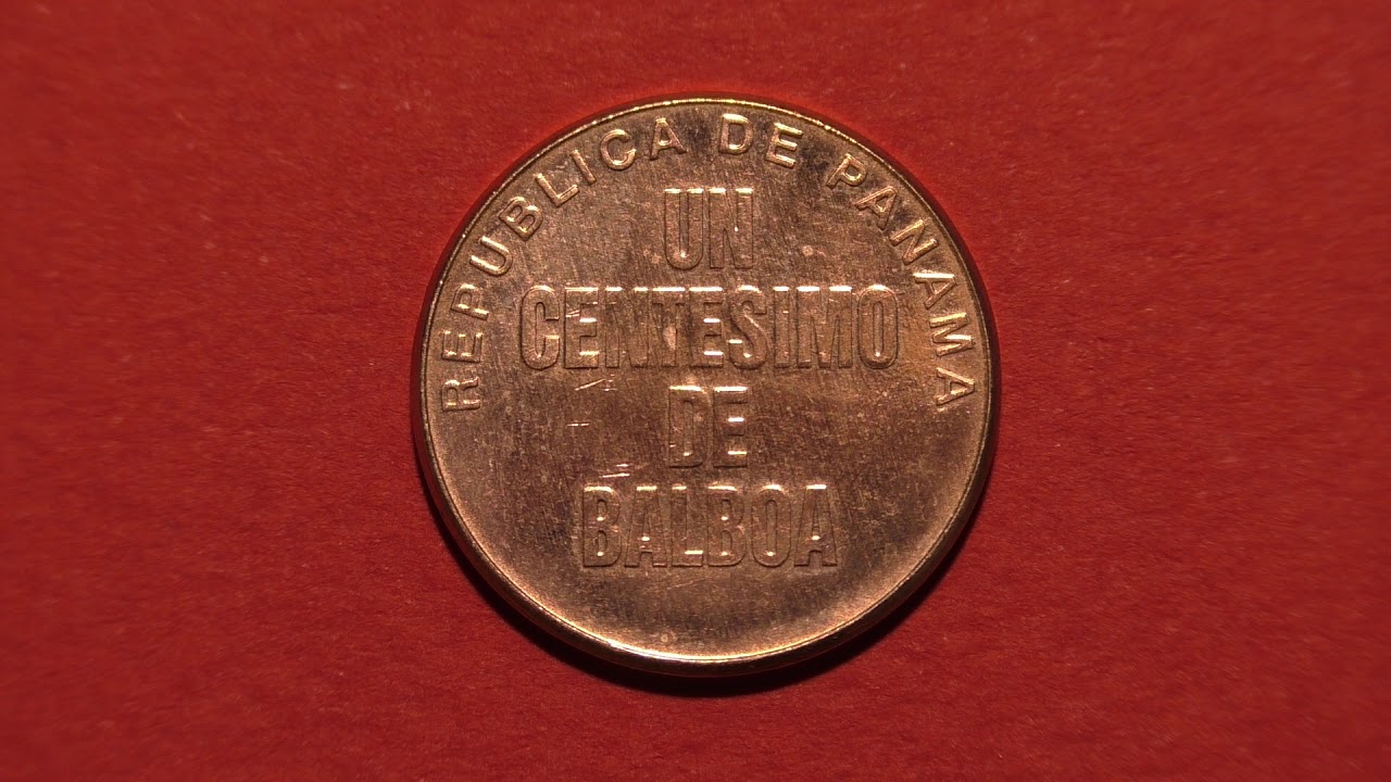 Coin Republica de Panama. UN CENTESIMO DE BALBOA. 2001