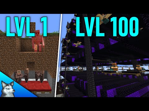 Minecraft 6 Levels Of Iron Farms 1.16+