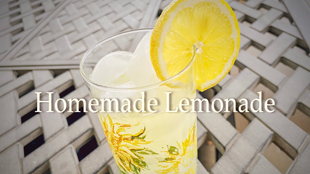 Homemade Lemonade Recipe YouTube