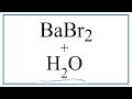 Solubility of Barium Bromide