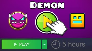 Can a Geometry dash noob beat a Medium Demon as their Second Demon?