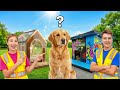 犬小屋作り対決！かわいい vs カッコいい！