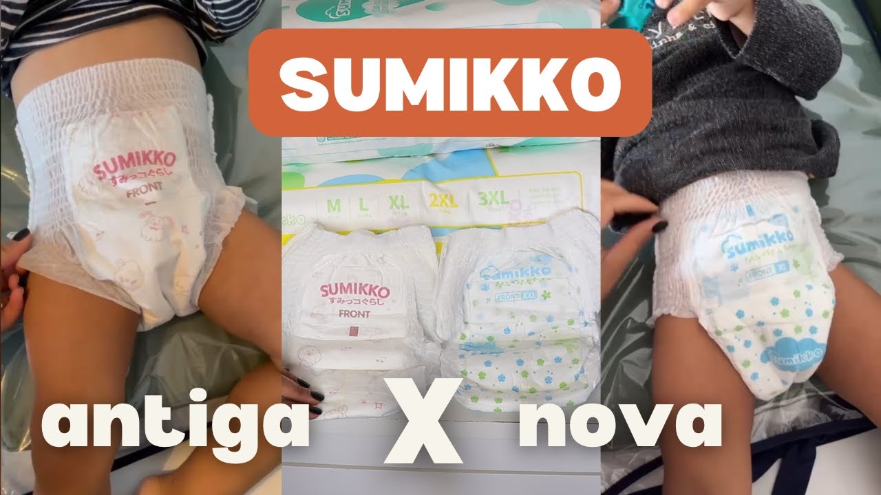 COMPARAÇÃO FRALDA SUMIKKO PANTS : ANTIGA X NOVA. QUAL É MELHOR?