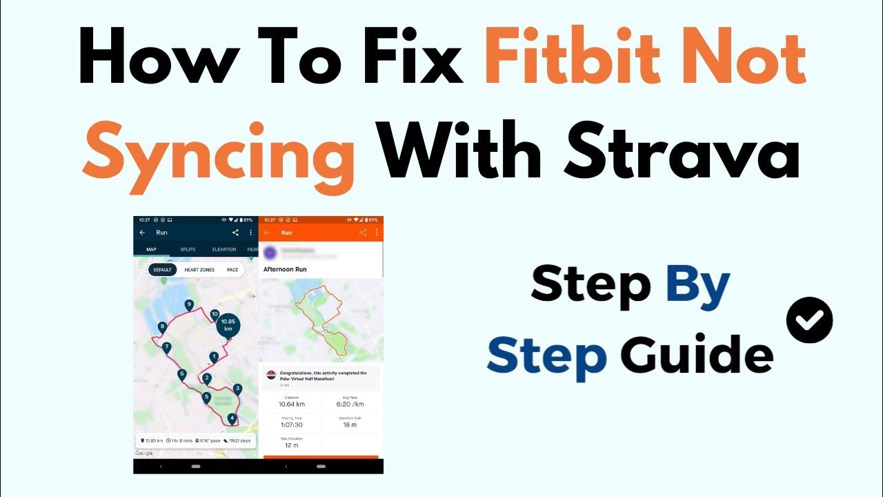 How To Fix Fitbit Not Syncing With Strava YouTube