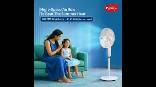 Pigeon BLDC Pedestal Fan – Powerful Cooling with Energy Efficient
