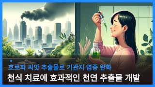 천식 치료에 효과적인 호로파 씨앗 추출물 개발(천식, 호로파 씨앗 추출물, 염증 완화, 기관지 정상화, 호흡 곤란 개선, 기침 개선)