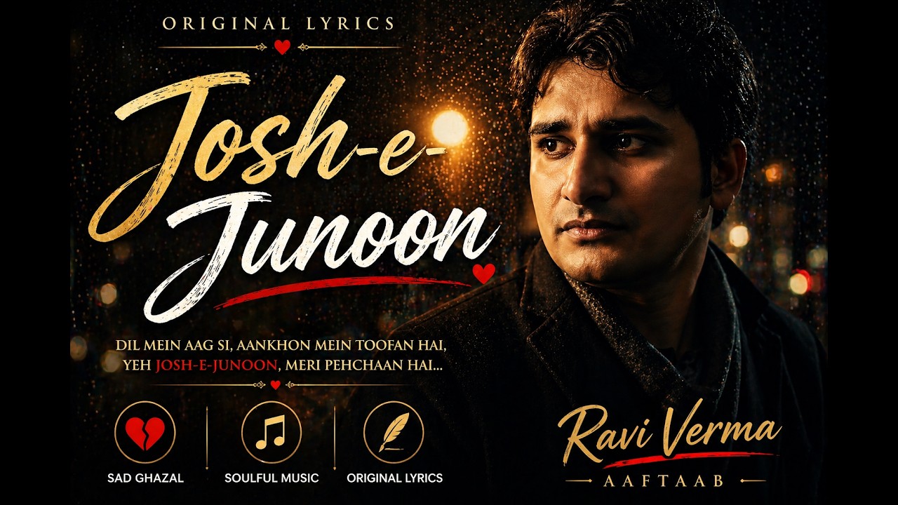👉Josh e Junoon - Kya Karoon 💔 | Ghazal | Sad Song #aaftaab