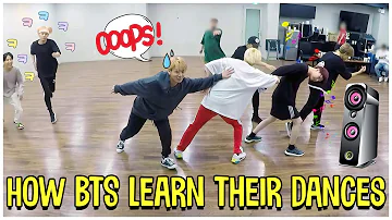 Let's See How BTS Learns Their Choreography