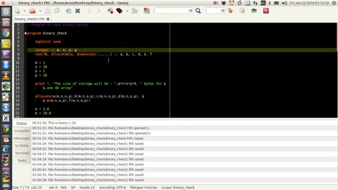 Fortran Hacks Read And Write Data From And To Sequential And Direct Access Binary Data Files Youtube