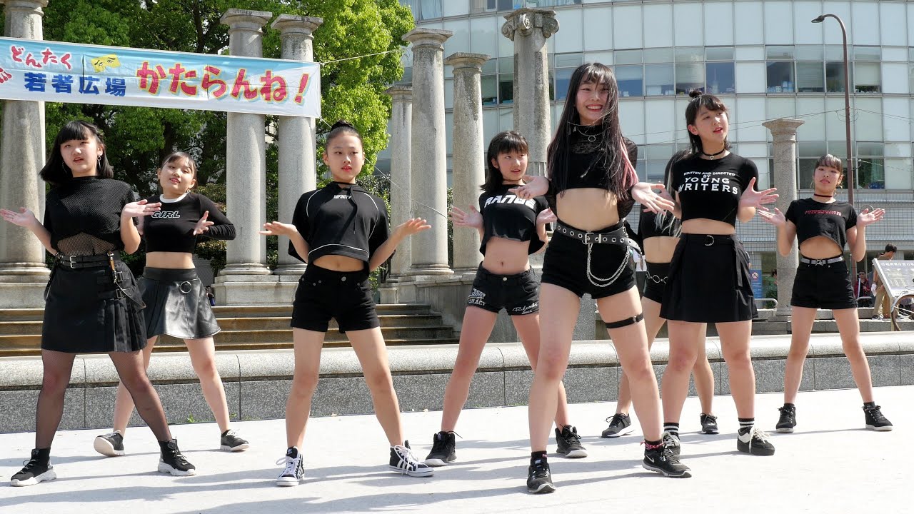 イエロースパロー「Weki Meki - Crush～PRISTIN - Get It」博多どんたく2019 若者”かたらんネ！”広場