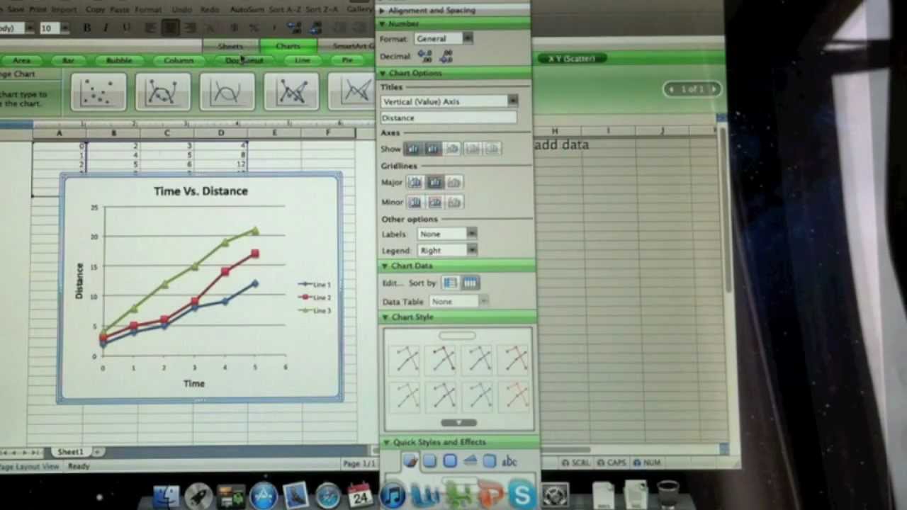 How To Make A Line Chart In Excel Mac