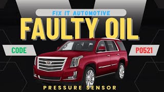 Oil Pressure Sensor Replacement on GM vehicles 