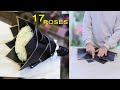 17 Roses Arrange Flowers Bouquet Flower Wrapping Techniques Flower Bouquet Arrangement 17 Roses Arrange Flowers Bouquet Flower Wrapping Techniques Flower Bouquet Arrangement