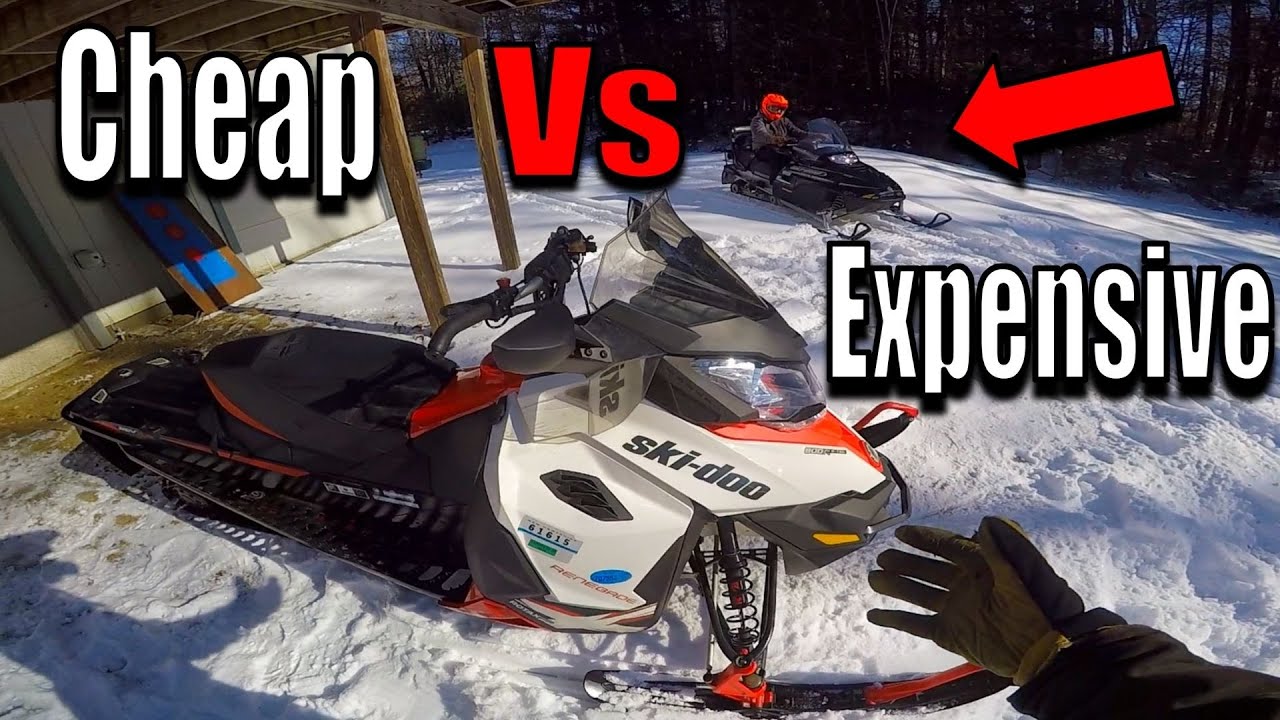 Cheap Vs Expensive Snowmobile YouTube