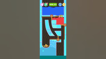 save the fish level 319 -mobile game/fishdom #shorts
