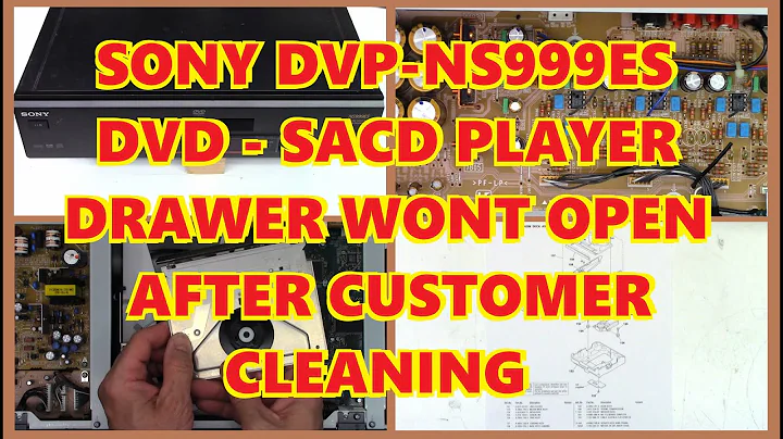 A Sony DVP-NS999ES DVD SACD player tray wont open ...