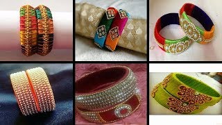 SHALINI'S  LADIES CORNER  ::: 2 CUT SUPER COLLECTION THREAD BANGLES  FOR U.
