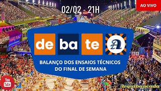 Debate Arquibancada AO VIVO - Balanço dos ensaios técnicos do final de semana - 02/02/26