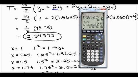 Calculus - 5.5 The Trapezoidal Rule