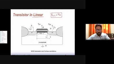 Lecture-12 (MOSFET Linear and Saturation Regions, ON Resistance) Digital IC Design course MTech VLSI