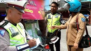 Merasa Polantas Tak Adil dan Bebaskan PNS, Wanita yang Ditilang: Karena Dia Pegawai, Bisa Lepas?