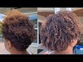 I Styled My Mom&#39;s Type 4 Tapered Cut| Wash &amp; Go Post Big Chop