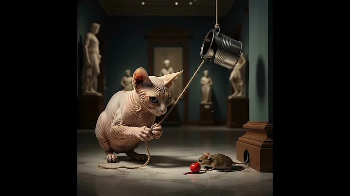 Watch the video about The PERFECT Trap by a Sphynx Cat... Will the Mouse Fall for It? #asmr #wildlife #viralvideo