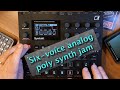 Syntakt : Six-voice analog poly synth jam