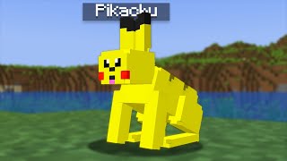 I remade every mob into pokemon in minecraft