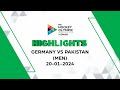 FIH Hockey Olympic Qualifier Oman Semis 1   Mini highlights Germany vs Pakistan Men