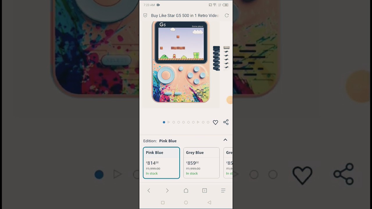 cheapest gaming console under 1000 