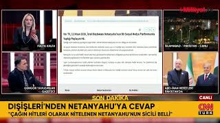 Netanyahunun Erdoğanı Hedef Alan Ne Türkiyeden Sert Tepki: Çağın Hitleri Hesap Verecek