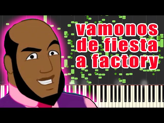 Animan Studios Meme Song (vamonos de fiesta a factory) - Octave Piano  Tutorial Chords - Chordify