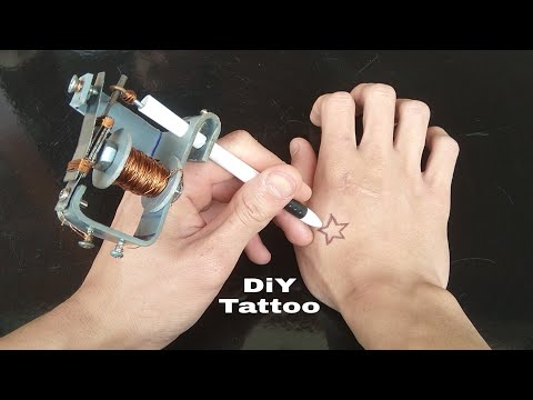 Cách chế Máy Xăm Hình ( tattoo ) từ a đến z |  how to make a tattoo machine
