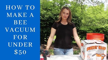 How To Make A Bee Vacuum For Under $50
