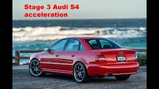 2001 B5 S4 Audi Stage 3 E85 163,000 miles accelerating 🚗💨