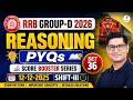 RRB Group D 2026 I Score booster Series | Set 36 🚀 सिलेक्शन यही से होगा