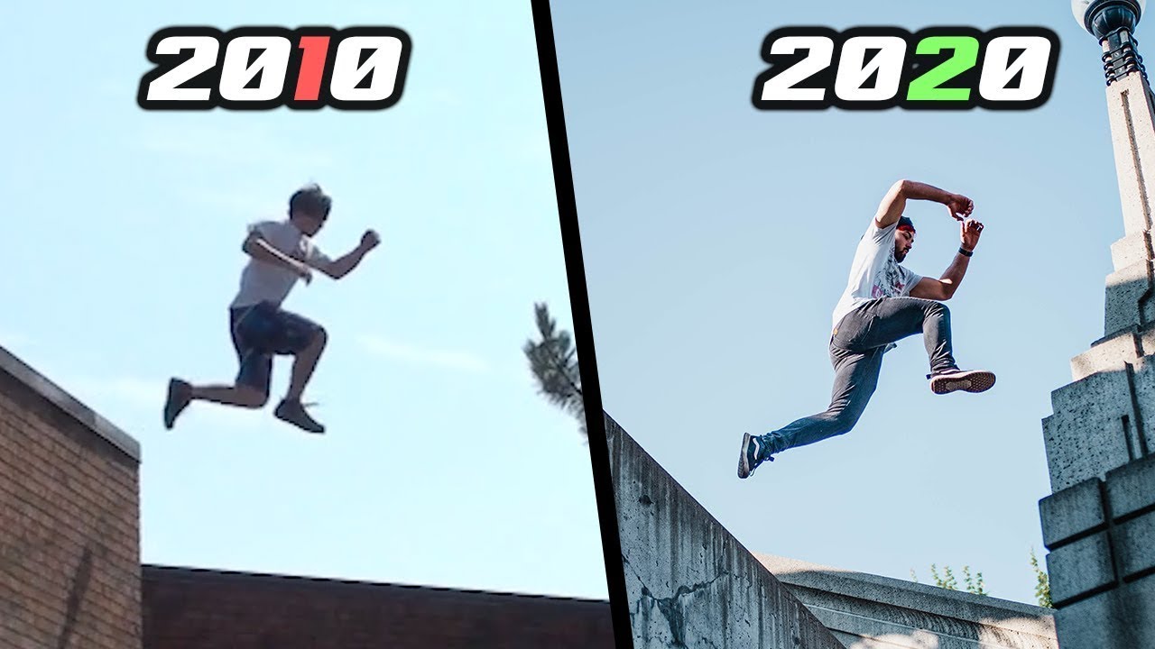 Best Parkour of 2010 vs 2020