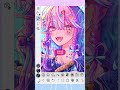 6秒でできる❣️線画の色トレスのやり方✨
