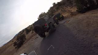 Jeep driving In Moab Utah with Hercules Tires