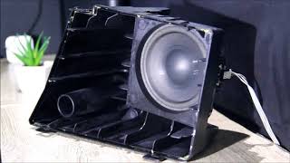2.1 Philips matchline crt tv woofer  Free air  ( test )
