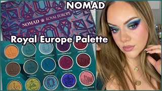 Nomad Cosmetics | Royal Europe Palette - try on &amp; review!